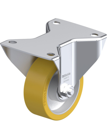 BK-ALTH 100K-3 poliuretano fiksuotas ratukas 100 mm