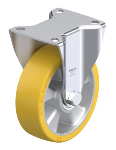 BK-ALTH 125K-1 poliuretano fiksuotas ratukas 125 mm