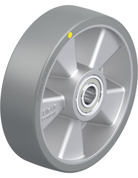 ALTH 180/20K-AS - antistatinis poliuretaninis ratas 180 mm