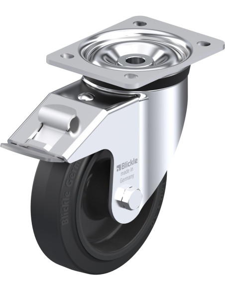 LK-POEV 160R-FI pasukamas ratukas su stabdžiais, 160 mm