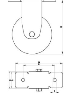 BKPA-PATH 101KF-29-ELS antistatinis ratukas 100x32 mm 2