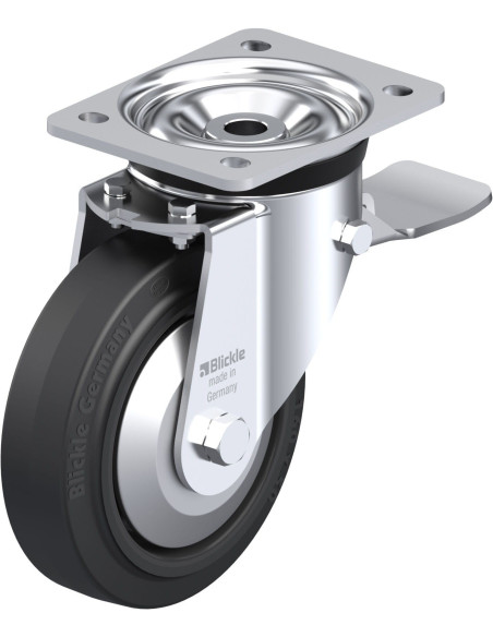 LK-POEV 160R-ST-FA pasukamas ratukas su stabdžiais