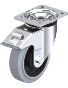 LK-POEV 160XKA-FI-SG pasukamas ratukas su stabdžiais