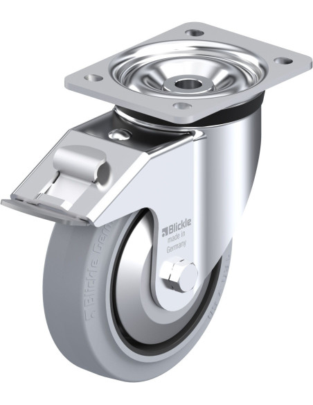 LK-POEV 160XKA-FI-SG-FA pasukamas ratukas su stabdžiais,