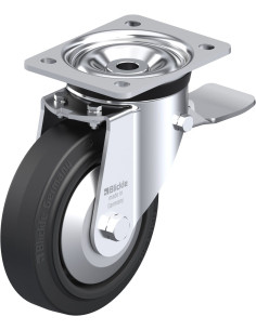 LK-POEV 160XKA-ST-FA pasukamas ratukas su stabdžiais