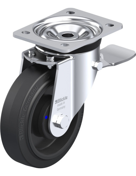 LK-POEV 160XKA-ST-SG pasukamas ratukas su stabdžiais