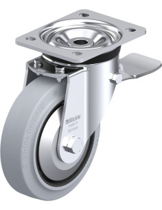 LK-POEV 160XKA-ST-SG-FA pasukamas ratukas su stabdžiais