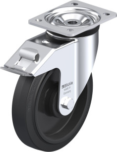 LK-POEV 200KA-FI pasukamas ratukas su stabdžiais, 200 mm