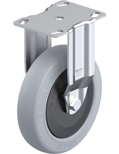 BKPA-POES 127KF-SG fiksuotas ratukas dengtas guma