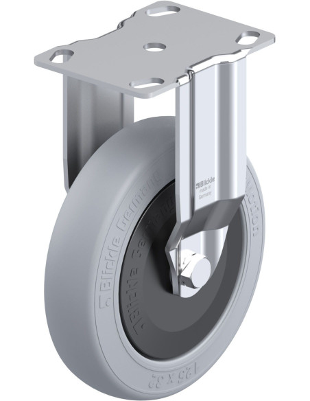 BKPA-POES 127KF-SG fiksuotas ratukas dengtas guma