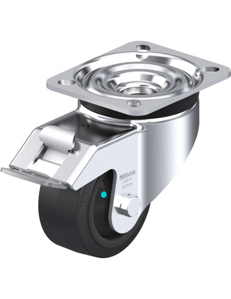 LK-POEV 82KFD-FI pasukamas ratukas su stabdžiais, 80 mm