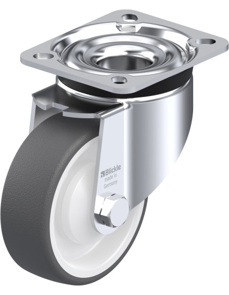 LK-POTH 100KA-1 poliuretano pasukamas ratukas 100 mm