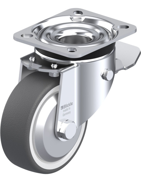 LK-POTH 100R-1-ST-FA poliuretano pasukamas ratukas su