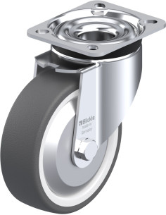 LK-POTH 125G-1-FA poliuretano pasukamas ratukas 125 mm