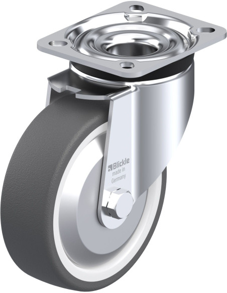 LK-POTH 125G-1-FA poliuretano pasukamas ratukas 125 mm