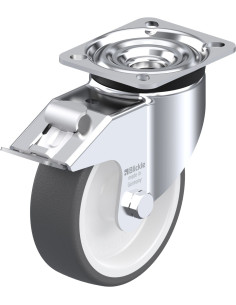 LK-POTH 125G-1-FI poliuretano ratukas su stabdžiais