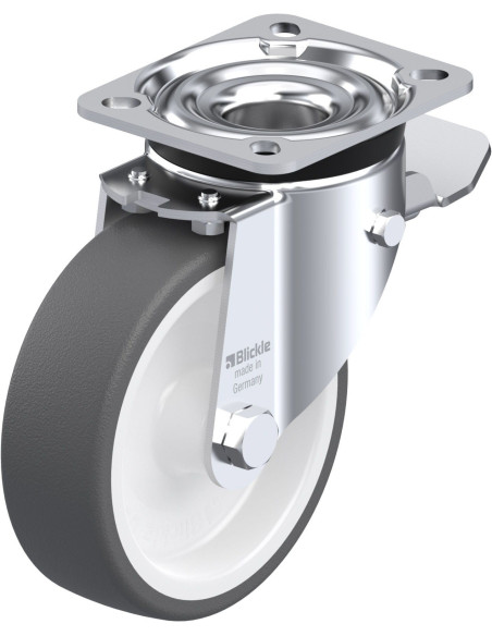 LK-POTH 125G-1-ST poliuretano ratukas su stabdžiais