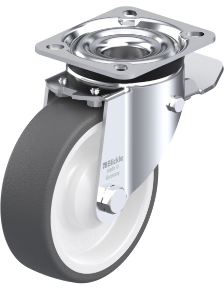 LK-POTH 125KA-1-ST poliuretano pasukamas ratukas su