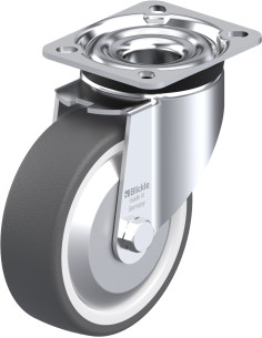 LK-POTH 125R-1-FA poliuretano pasukamas ratukas 125 mm