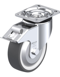 LK-POTH 125R-1-FI-FA poliuretano ratukas su stabdžiais