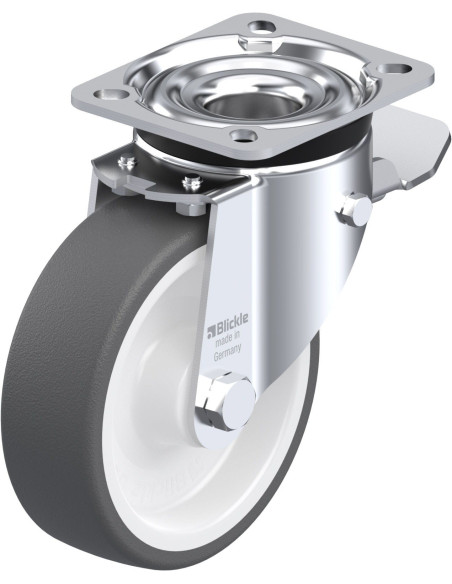 LK-POTH 125R-1-ST poliuretano ratukas su stabdžiais