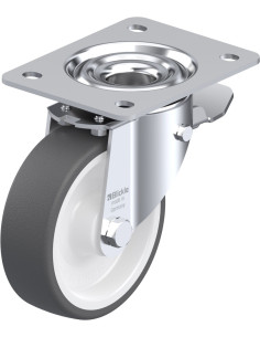 LK-POTH 125R-3-ST poliuretano ratukas su stabdžiais