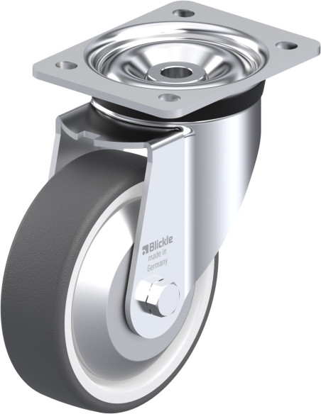 LK-POTH 150G-FA poliuretano pasukamas ratukas 150 mm