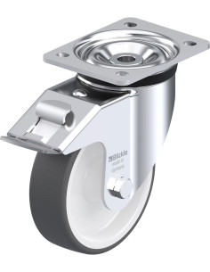 LK-POTH 150G-FI poliuretano ratukas su stabdžiais 150 mm