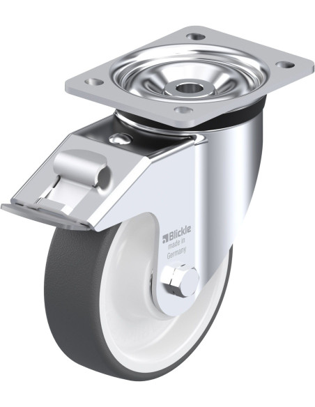 LK-POTH 150K-FI poliuretano ratukas su stabdžiais