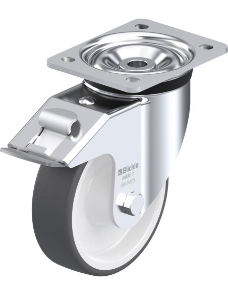 LK-POTH 150R-FI poliuretano ratukas su stabdžiais