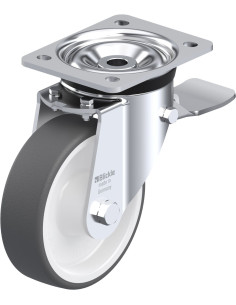 LK-POTH 150R-ST poliuretano ratukas su stabdžiais