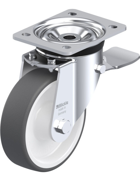 LK-POTH 150R-ST poliuretano ratukas su stabdžiais