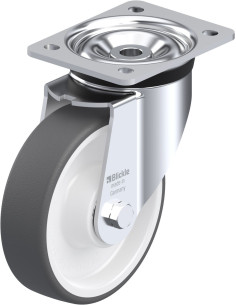 LK-POTH 160K poliuretano pasukamas ratukas 160 mm