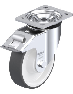 LK-POTH 160K-FI poliuretano ratukas su stabdžiais