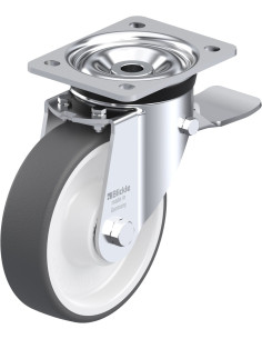 LK-POTH 160K-ST poliuretano ratukas su stabdžiais