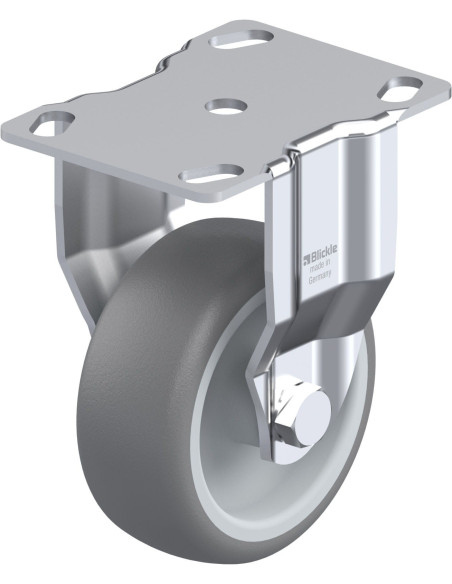 BKPA-TPA 80G fiksuotas ratukas, 80 mm, 100 kg