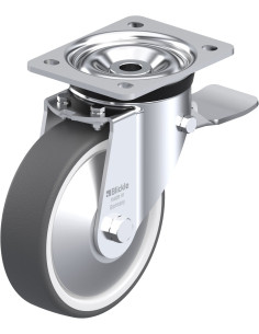 LK-POTH 160K-ST-FA poliuretano ratukas su stabdžiais