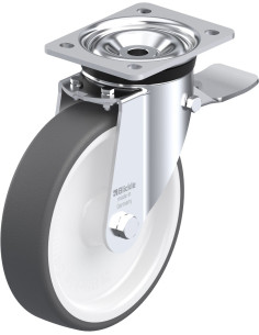 LK-POTH 200G-ST poliuretano ratukas su stabdžiais