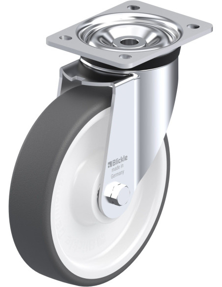 LK-POTH 200K poliuretano pasukamas ratukas 200 mm