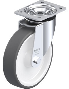 LK-POTH 200R poliuretano pasukamas ratukas 200 mm