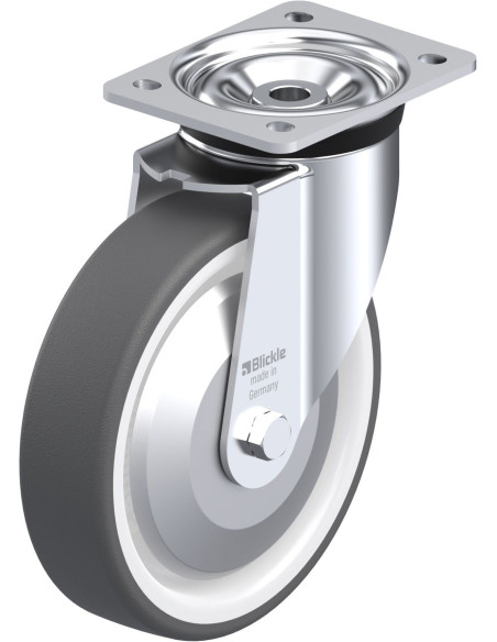 LK-POTH 200R-FA poliuretano pasukamas ratukas 200 mm