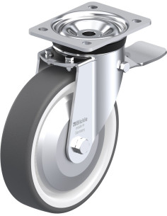 LK-POTH 200R-ST-FA poliuretano ratukas su stabdžiais