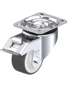 LK-POTH 75G-FI poliuretano ratukas su stabdžiais