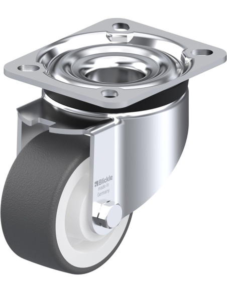 LK-POTH 75R poliuretano pasukamas ratukas 75 mm