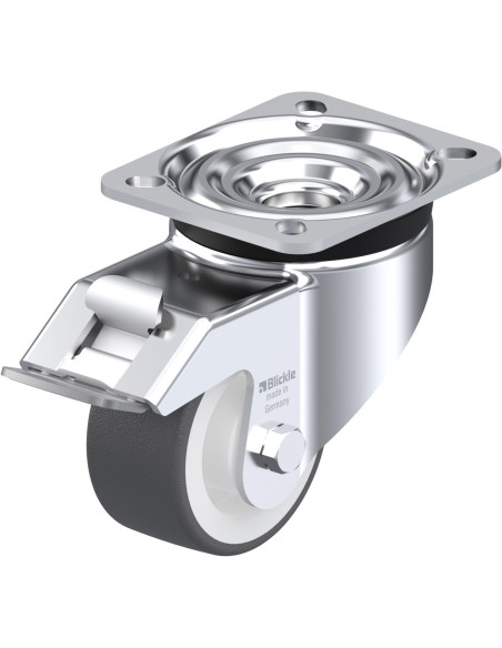 LK-POTH 75R-FI poliuretano ratukas su stabdžiais