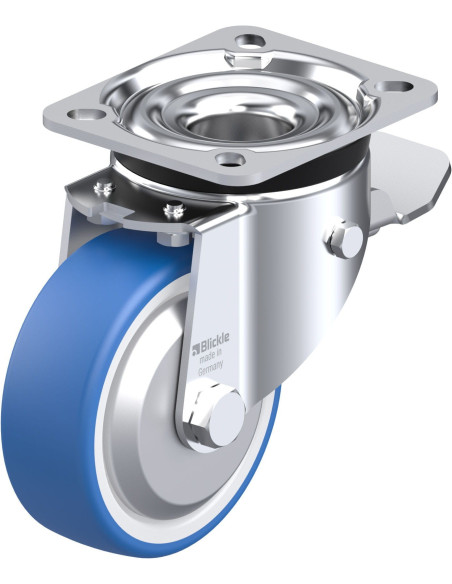 LK-POTHS 100R-1-ST-FA poliuretano ratukas su stabdžiais