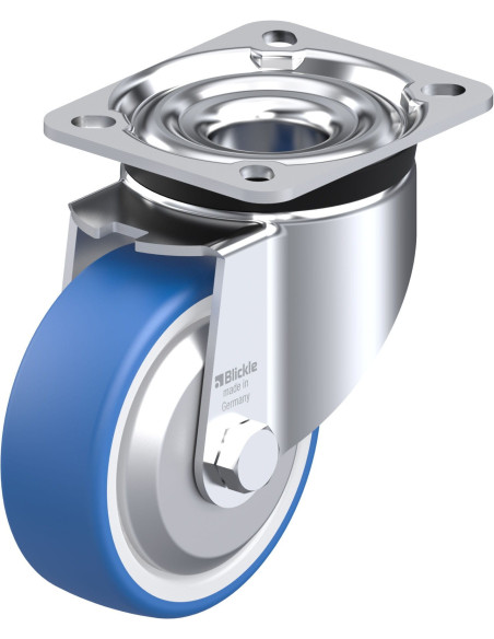 LK-POTHS 100XR-1-FA poliuretano pasukamas ratukas 100 mm