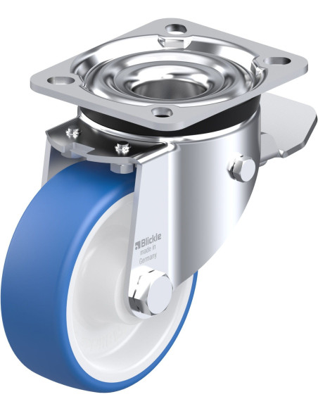 LK-POTHS 100XR-1-ST poliuretano pasukamas ratukas su