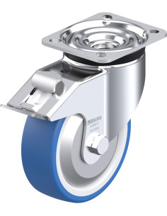 LK-POTHS 125G-1-FI-FA poliuretano pasukamas ratukas su