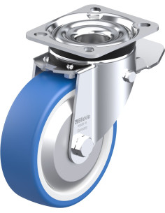 LK-POTHS 125G-1-ST-FA poliuretano pasukamas ratukas su